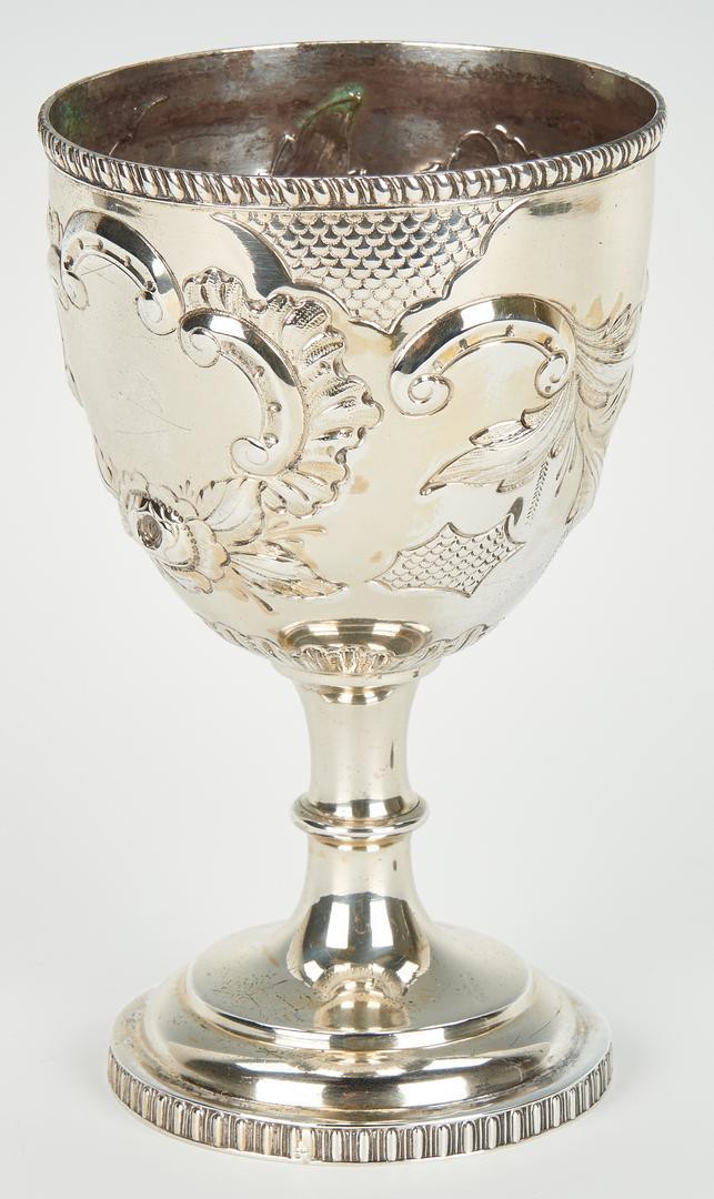 Coin Silver Goblet and Mug, inc. KY - Image 4 of 19