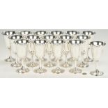 16 Wallace Sterling Silver Goblets