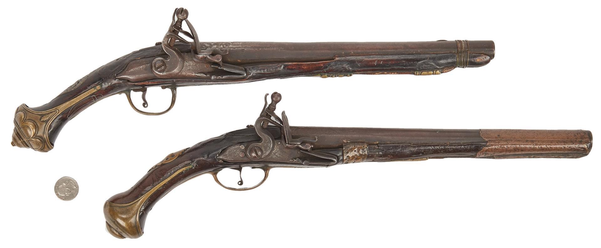 2 Flintlock Pistols, Gen. Jackson, Ambrister and Arbuthnot history - Image 2 of 59