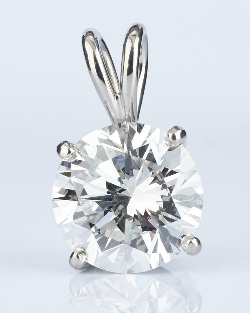 4.18 CTW Diamond Pendant, GIA (VVS2, E) - Image 4 of 17