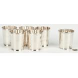 6 Mint Julep Cups, incl. Wood & Hughes, Duhme & Co.