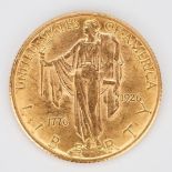 1926 $2.50 U.S. Sesquicentennial Gold Coin, Philadelphia Mint