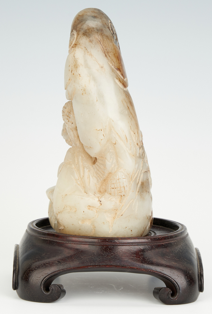 Chinese Jade Boulder Carving and Brush Pot - Image 7 of 17