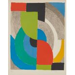 Sonia Delaunay Lithograph, Helice Olympie