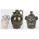 3 NC Burlon Craig Folk Pottery Jugs