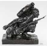 WWI Bronze Figural Sculpture of a Soldier