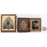 2 Ambrotypes, incl. Confederate Soldier