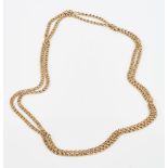 14K Yellow Gold Spiga/Wheat Necklace