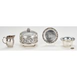 4 pcs silver inc. Bruckman & Sohne Jugendstil