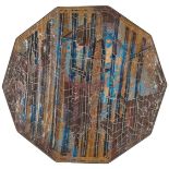 Charles Counts Pottery Decagonal Plaque