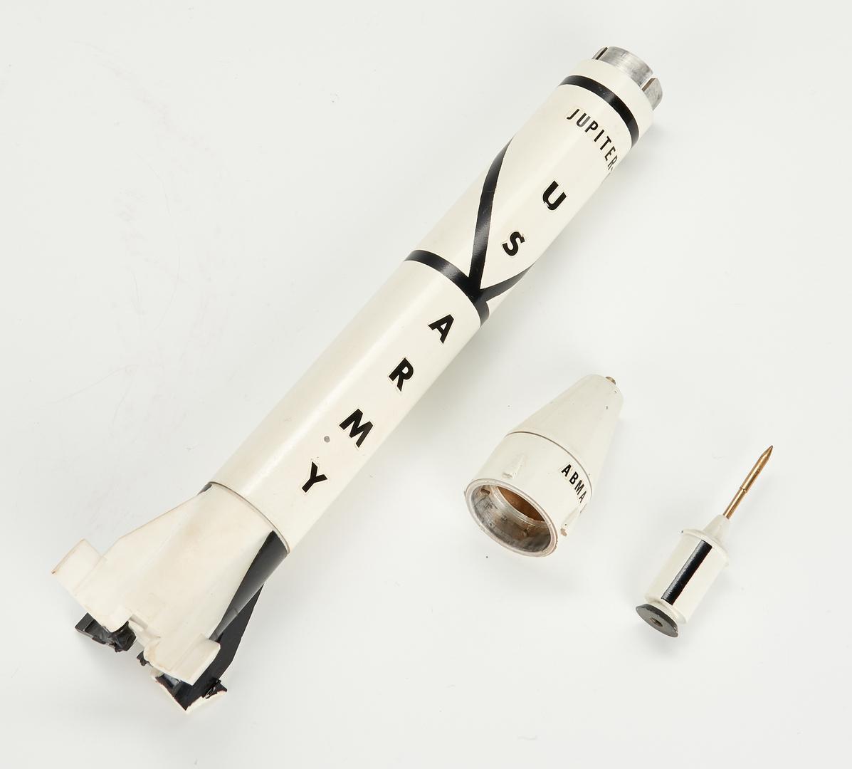 Von Braun Jupiter C and Explorer I Models w/ Stand - Image 8 of 8