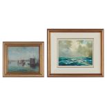 2 20th Cent. Maritime Paintings, incl. H.H. Ahl, J. Zarand