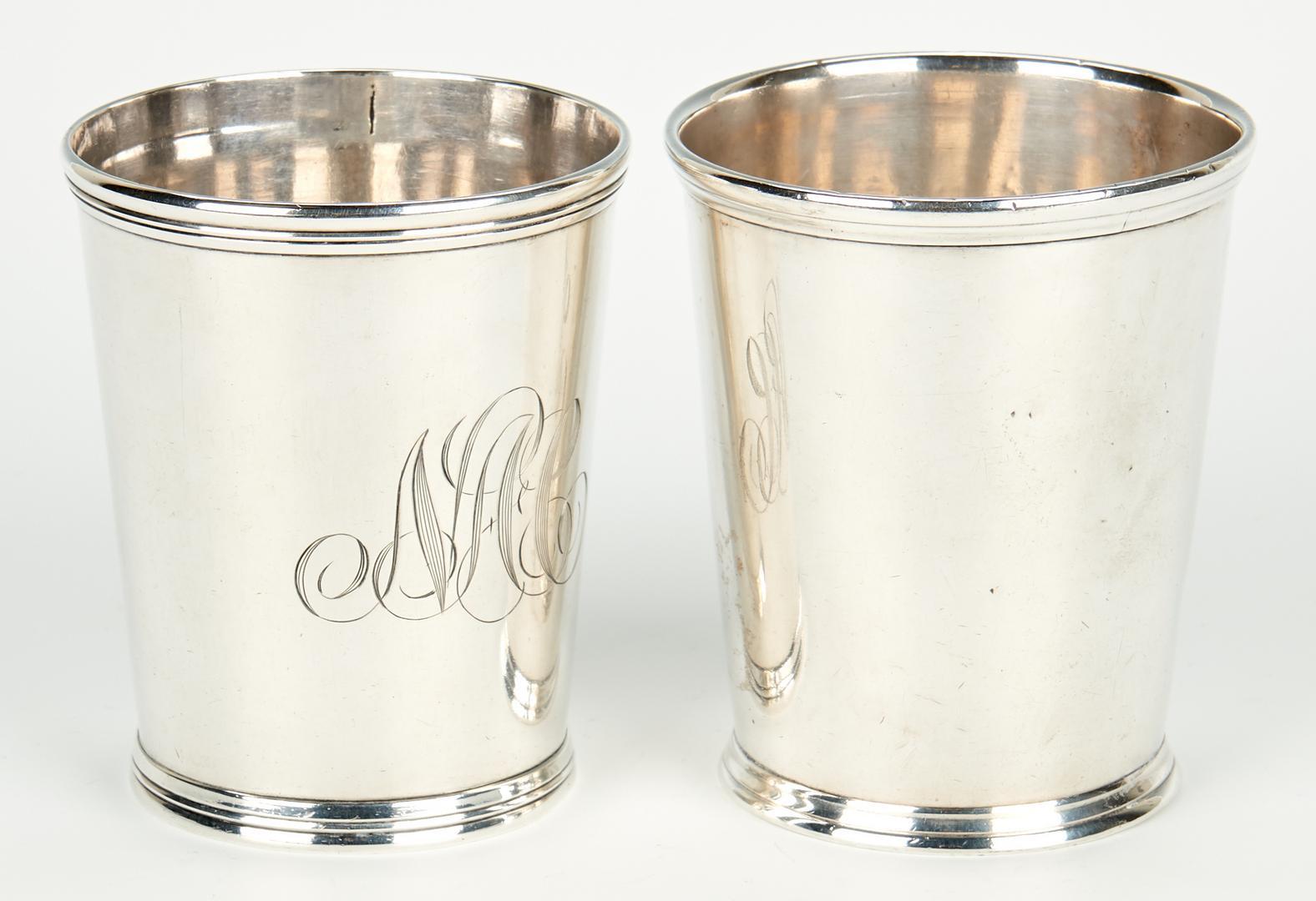 4 Kentucky Akin Retailed Coin Silver Julep Cups - Image 10 of 18