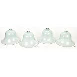 4 Glass Garden Cloches or Bell Domes