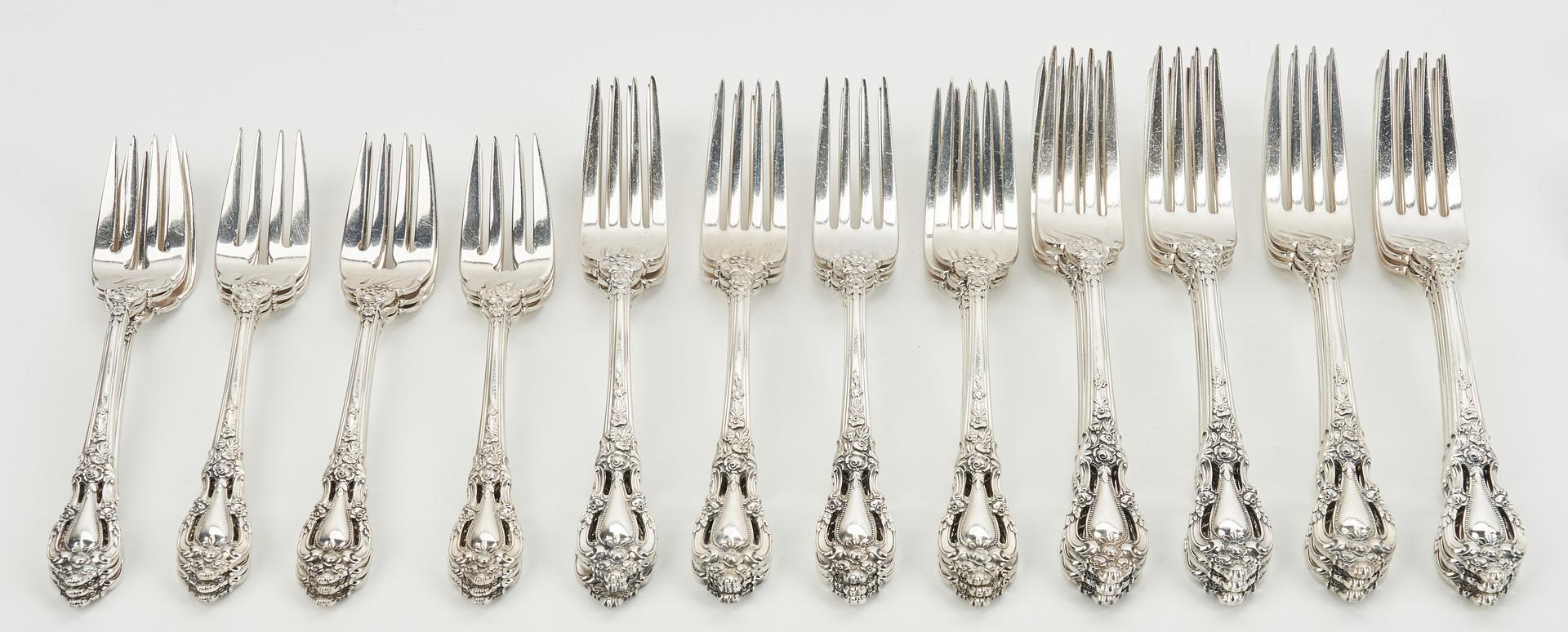 157 Pcs. Lunt Eloquence Pattern Sterling Silver Flatware - Image 3 of 17