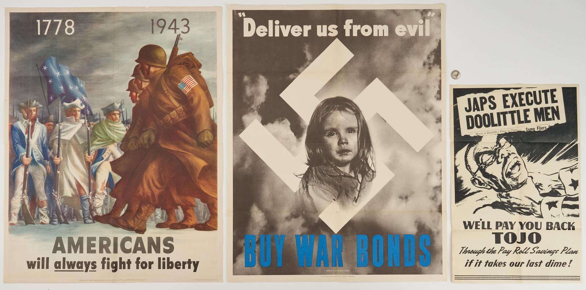 3 U. S. World War II Propaganda Posters - Image 16 of 16