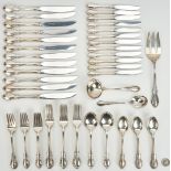 69 Pcs. Towle Legato Sterling Silver Flatware