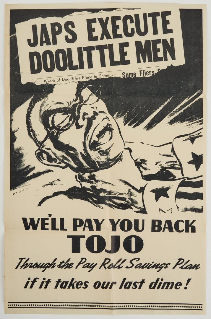 3 U. S. World War II Propaganda Posters - Image 10 of 16