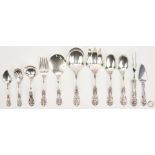 11 Pcs Francis I Sterling Flatware Servers