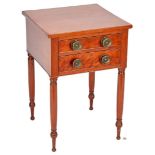 Cherry Sheraton Stand & Miniature Chest of Drawers