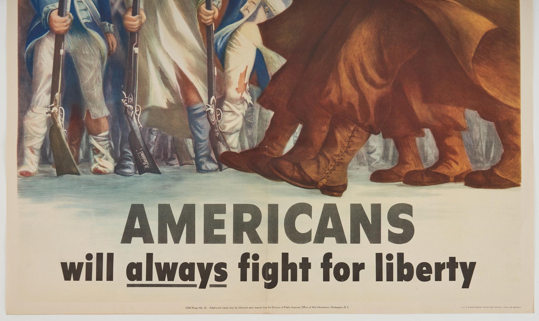 3 U. S. World War II Propaganda Posters - Image 8 of 16