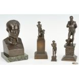 Four Napoleon Related Bronzes