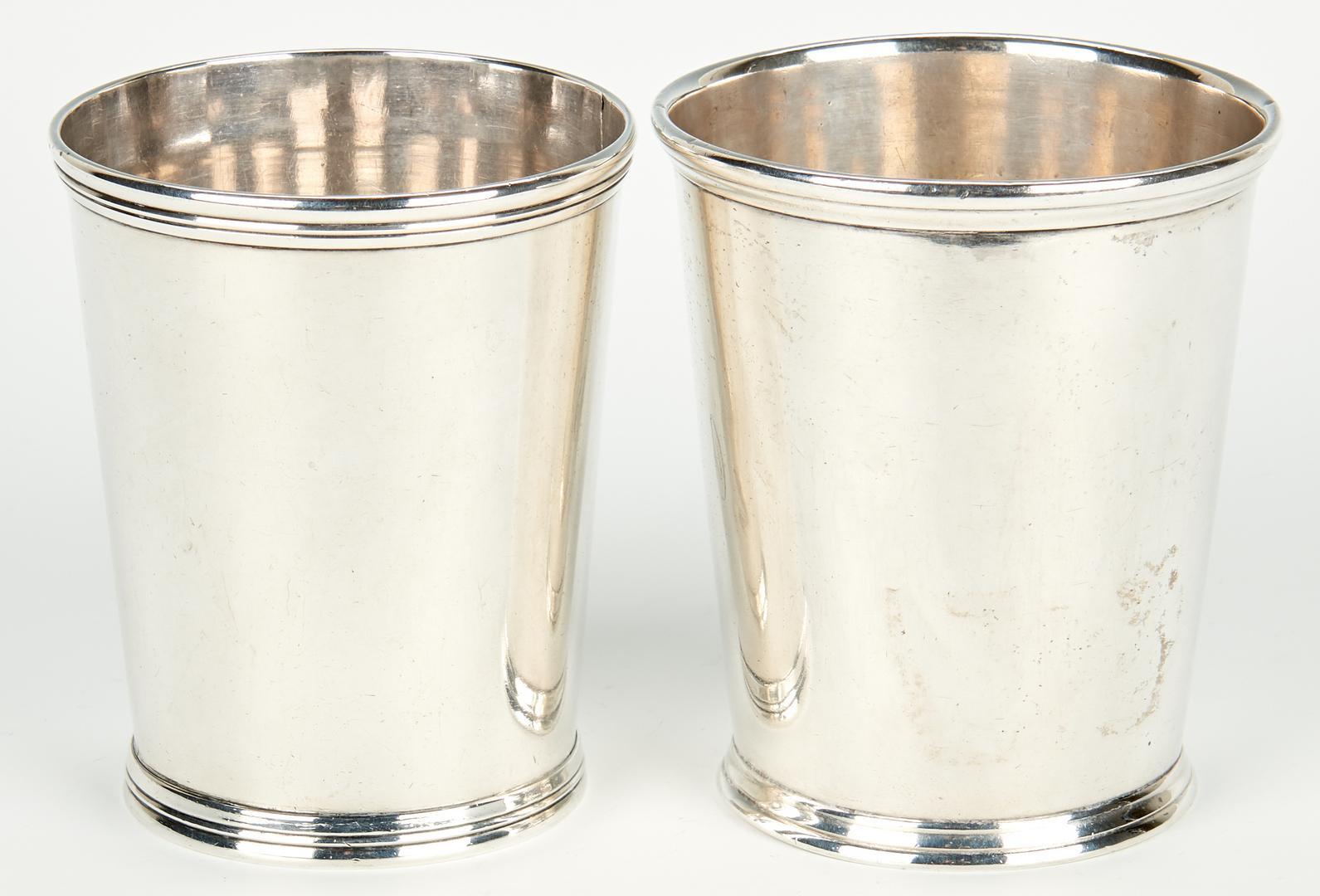 4 Kentucky Akin Retailed Coin Silver Julep Cups - Image 11 of 18