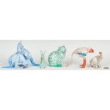 Group of 5 Herend Animals incl. Ostrich