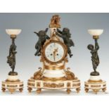 3 Pc. French Neo-Classical Clock Set