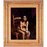 Daniel Green, O/B Nude With Blue Cup