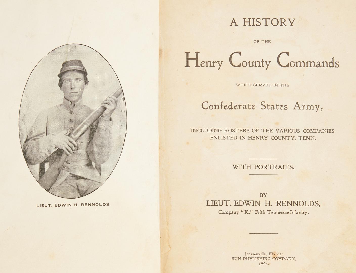 3 Civil War Books, incl. Henry County Command - Image 5 of 21