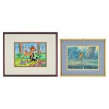 2 Disney Bambi Animation cels