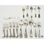 35 pcs Kitts KY Coin Silver Flatware