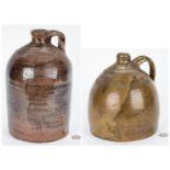 2 Alabama Stoneware Pottery Jugs, incl. Sand Mountain