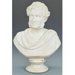 Robert Cauer Marble Bust of a Man