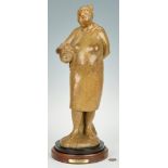 Martha Pettigrew Bronze "Mujer con Gallo"