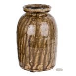 NC Stoneware Preserving Jar, Luther Seth Ritchie