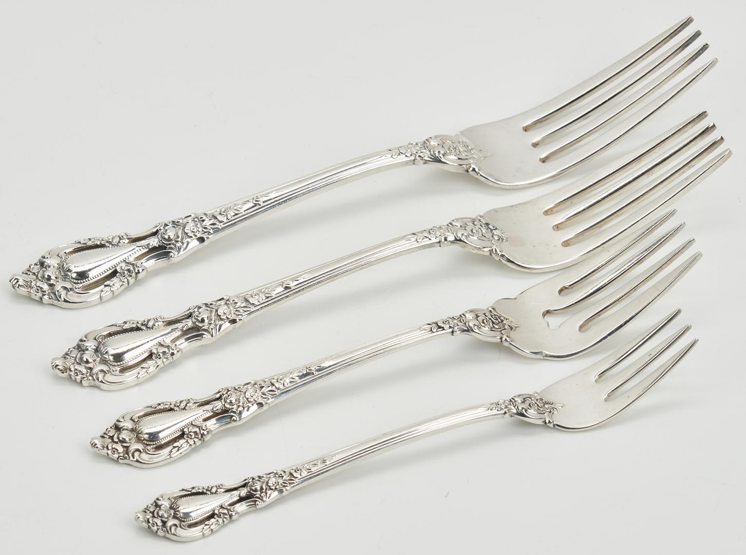 157 Pcs. Lunt Eloquence Pattern Sterling Silver Flatware - Image 14 of 17