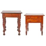 Middle TN 2-Drawer Cherry Table & 1 Drawer Cherry Stand