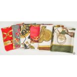 6 Hermes and Chanel Designer Scarves