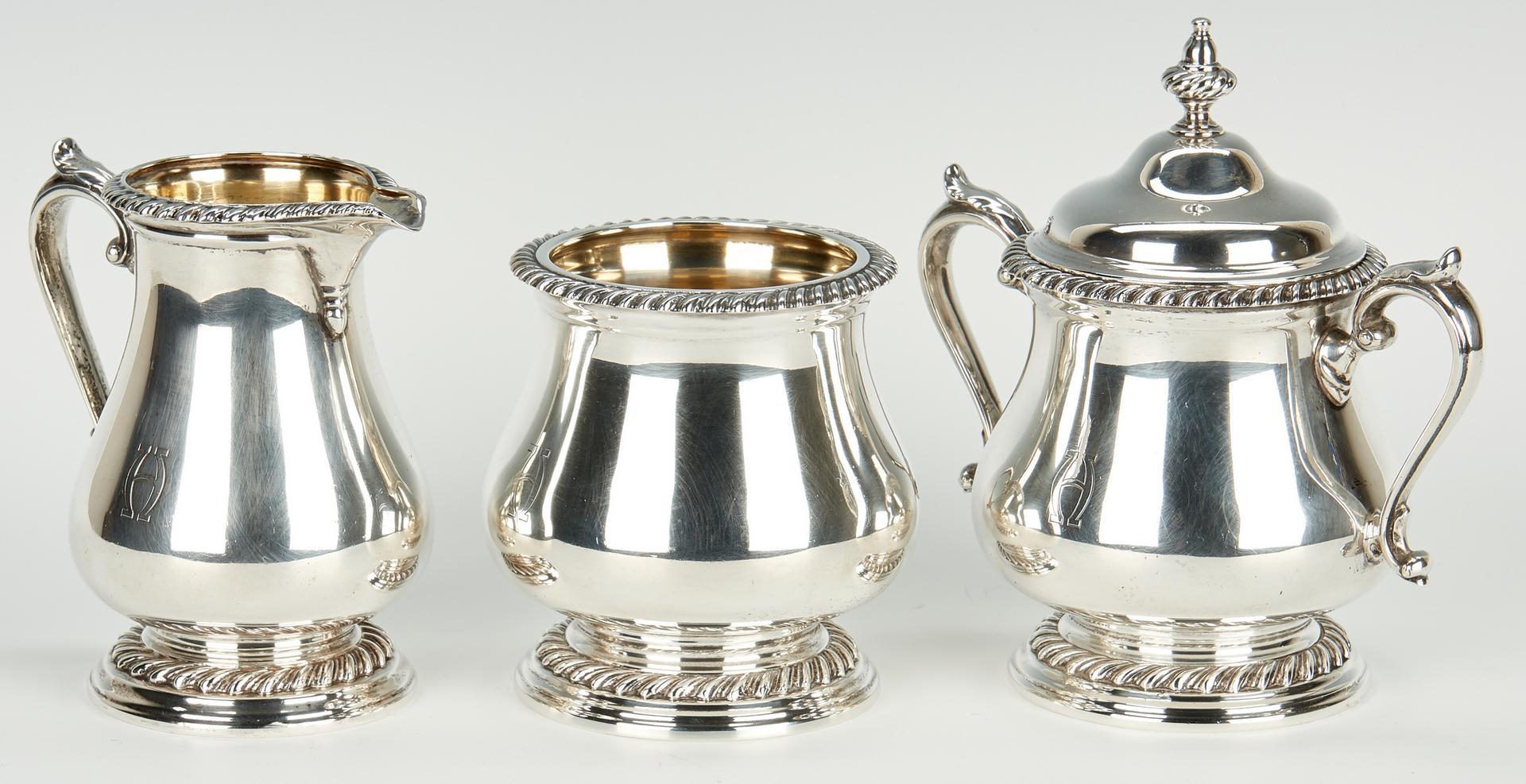 Shreve & Co. Sterling Tea Set w/ Tray, 7 pcs - Image 22 of 28