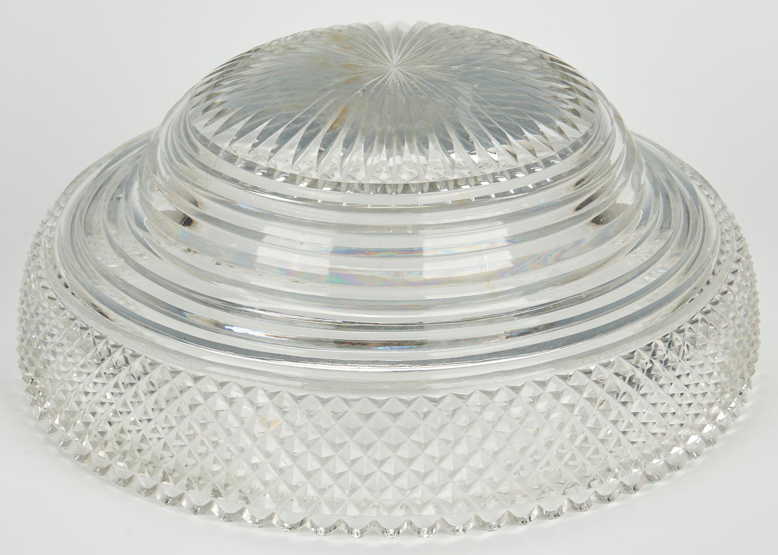 Emes & Barnard Georgian Sterling Centerpiece with Cut Glass Bowl - Image 11 of 14