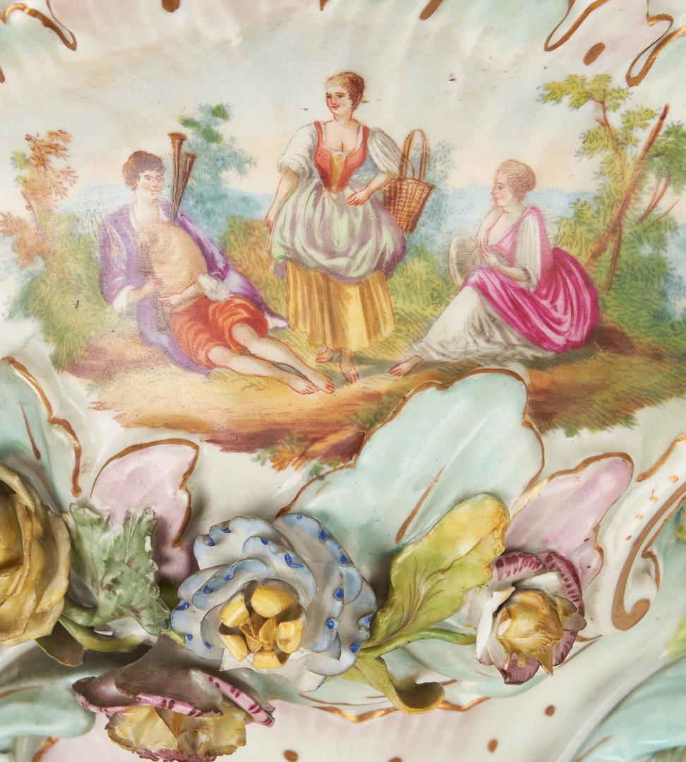 3 Meissen Style Porcelain Wall Brackets - Image 12 of 17