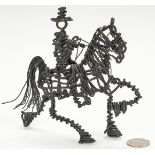Vannoy Streeter, Wire Figure on Horseback
