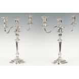 Pair Ellis Barker Neoclassical Style Candelabra