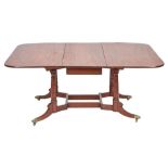 Federal Cumberland Action Dining Table, attr. Constantine & Co, NY