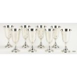 8 Amston Sterling Silver Goblets