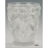 Lalique Bacchante Crystal Vase