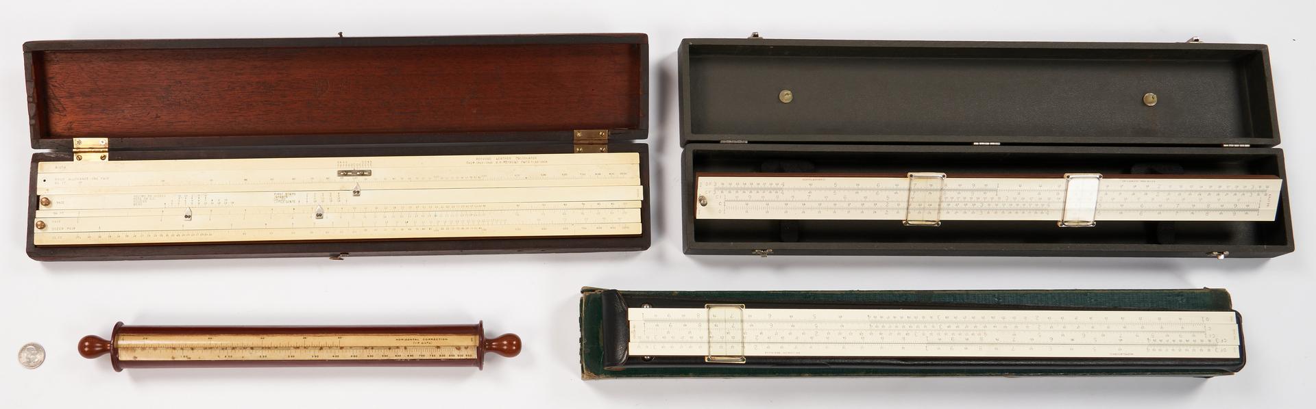 4 Keuffel & Esser Slide Rules, incl. 4105 Webb's Stadia rule - Image 7 of 14