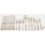 34 pcs. Gorham Chantilly Sterling Flatware